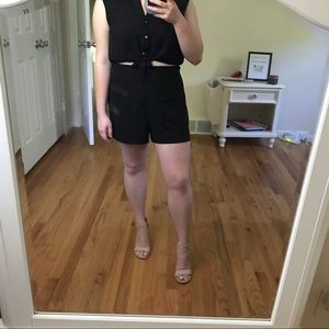 Forever 21 Button Romper